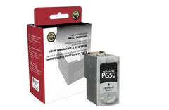 CIG Remanufactured High Yield Black Ink Cartridge for Canon PG-50