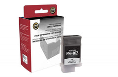 CIG Remanufactured Matte Black Ink Cartridge for Canon PFI-102