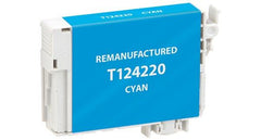 Epson Remanufactured Cyan Ink Cartridge for Epson T124220