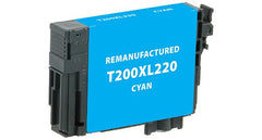 Epson Remanufactured High Yield Cyan Ink Cartridge for Epson T200XL220