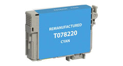 Epson Remanufactured Cyan Ink Cartridge for Epson T078220